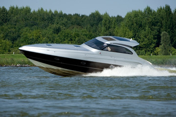 Fototapeta premium motor boat