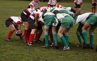 Obraz premium sortie de balle en mélée