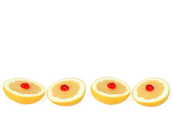 Grapefruit with Cherries