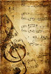vintage musical background