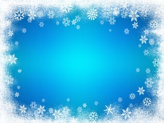 Sfondo neve blu © Vanessa