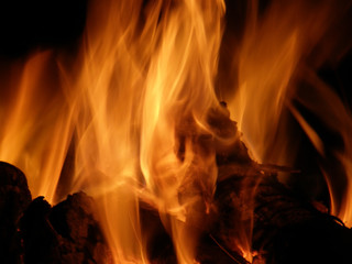 Flames or fire