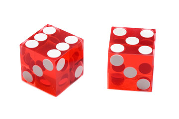 Dices of the casino