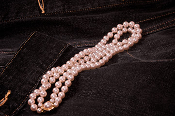 denim and pearls