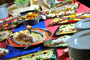 Catering fresh and teasty food