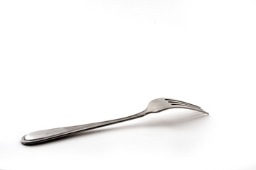 Fork on white