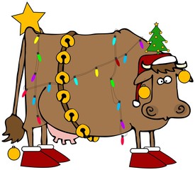 Christmas Cow