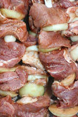 Meat and onion.