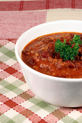 Hot chili beans bowl