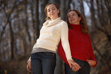 proud mom with daughter