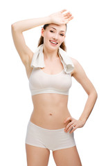 Fototapeta premium going in for sport