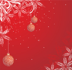 red winter background - 10599237