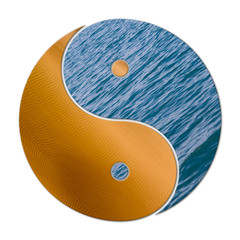 Ying Yang, 2 elements (earth & water) in balance