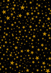 Weihnachten Sterne Schwarz Gelb