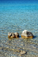 Isolated Rocks on the Shore