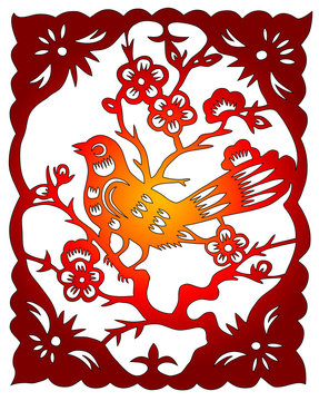 traditional chinese floral design