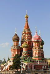 Fototapeta na wymiar Saint Basil Cathedral Moscow Russia