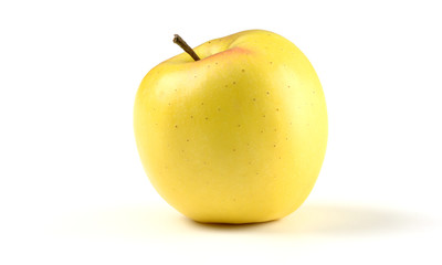 Single yellow apple