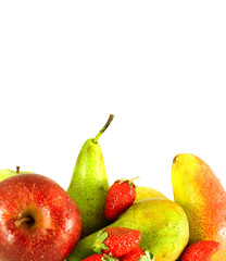 fresh fruit studio isolated