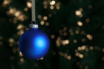 Blue Christmas ornament