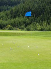 B&auml;lle und Fahne