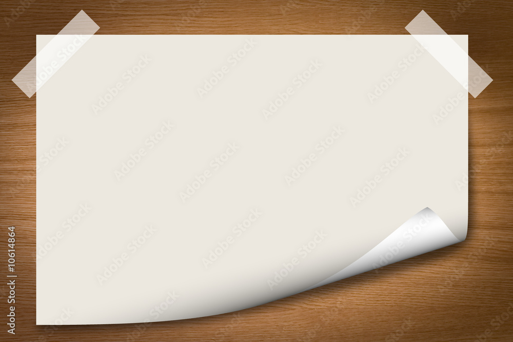 Aufkleber paper background with page curl