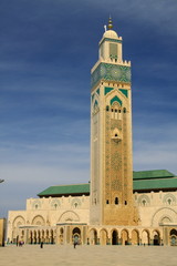 Fototapeta premium Hassan II Mosque in Casablanca, Morocco