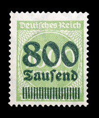 timbre allemand surtaxé