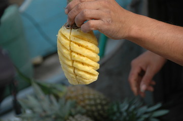 Ananas ready to eat