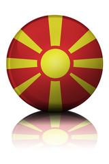 FlaggenKugel Mazedonien 1.1