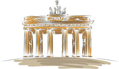 Obraz premium Brandenburger Tor