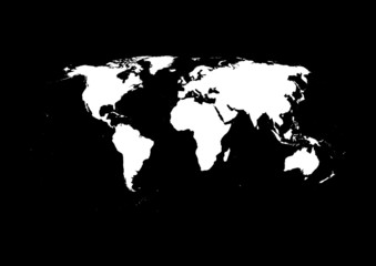 Fototapeta na wymiar World Map - Vector