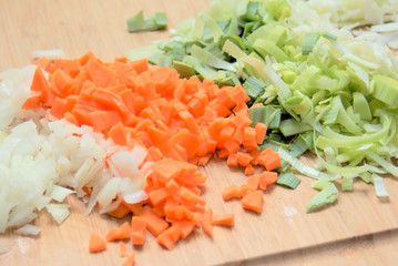 émincé de légumes