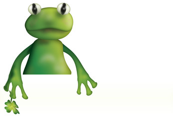 frog and empty board