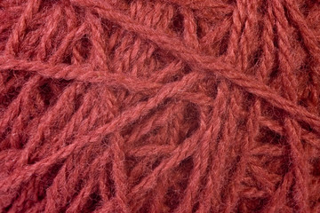 closeup of colored wool
