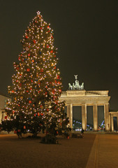 Weihnachten am Brandenburger Tor
