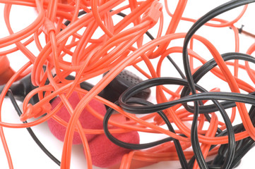 Colored ear phones