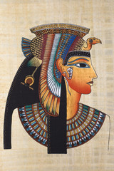 Ancient Egyptian papyrus - obrazy, fototapety, plakaty