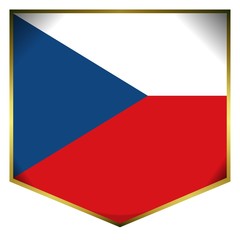 drapeau écusson tchequie tcheque czech flag