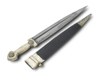 Old caucasian dagger