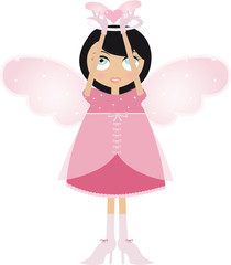 Petite Fée Rose Amoureuse