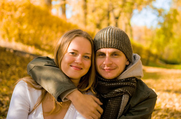 Fototapeta premium Happy couple outdoors