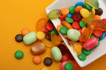 colorful candies