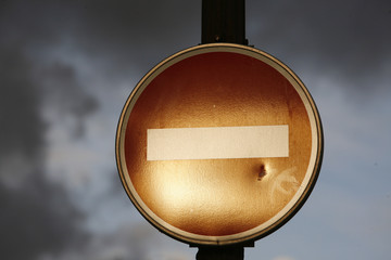 panneau interdit