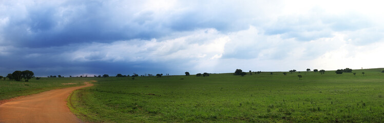 Fototapeta na wymiar Panoramic nature reserve
