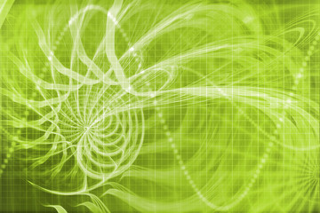Naklejka premium Alien Portal Abstract Background