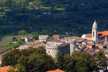 Fototapeta na wymiar Monteroduni (IS) Pignatelli Castle