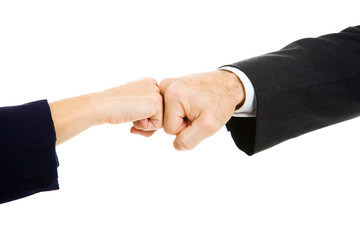 Obraz premium Business Fist Bump