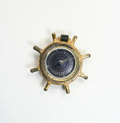 Old navy compass