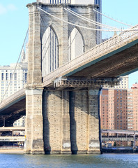 Panele Szklane Podświetlane  Most Brookliński w Nowym Jorku